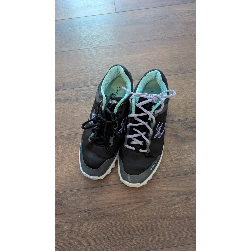Gravity Defyer G-Defy Womens‎ 9.5 Walking Shoes Black Purple VersoShock